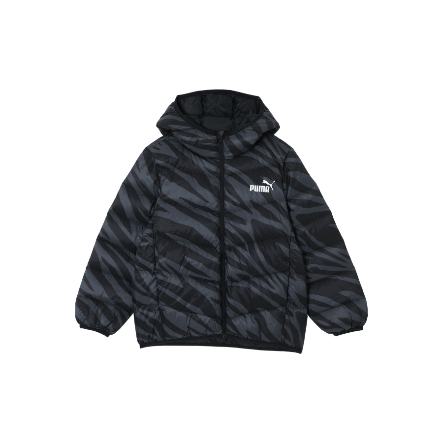 PUMA Down Jacket SportstyleLight Black Full Print Teenagers