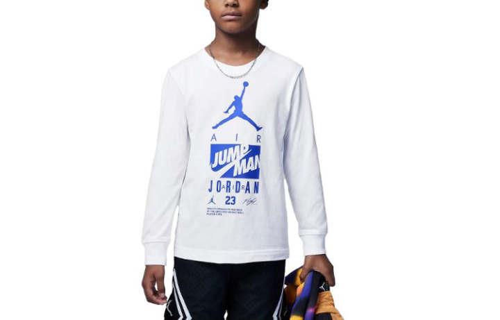 Jordan Jordan Kids T Shirts Crew Neck Moderate