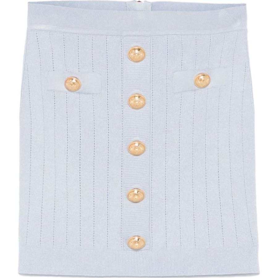 BALMAIN BALMAIN Button Detailed High Rise Mini Skirt