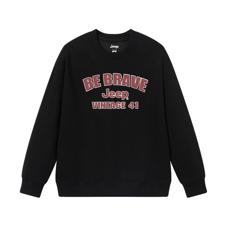 Jeep Jeep Grade School Sweatshirts Crew Neck Thickened