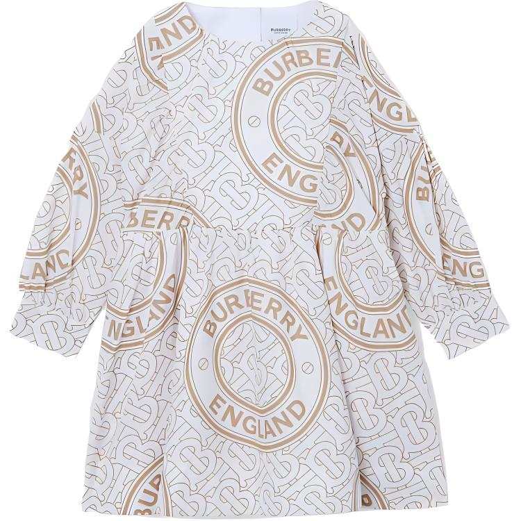 Burberry FW22 Dress White Kids'