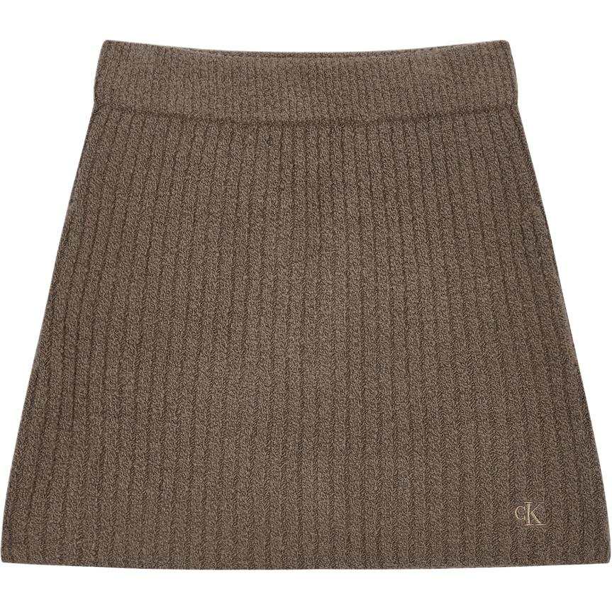 CALVIN KLEIN Casual Short Skirts Women's Brown