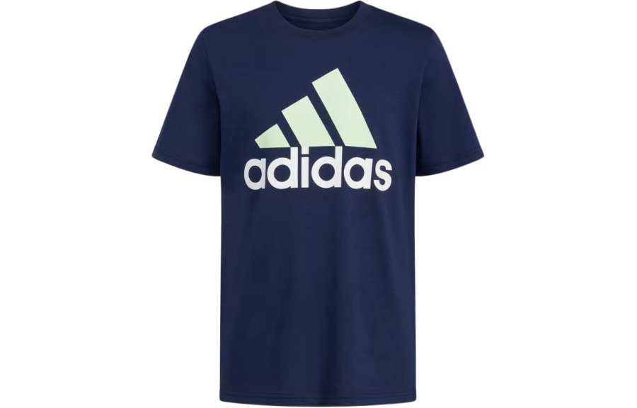 Adidas Adidas Kids' Apparel Ss 2 Color Logo Tee24 T Shirt Kids' Blue