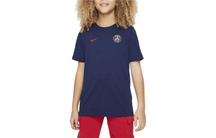 Nike Nike Paris Saint Germain T Shirt Navy Blue Kids'