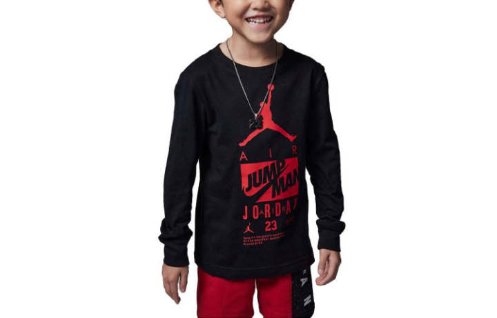 Jordan Jordan Kids T Shirts Crew Neck Moderate