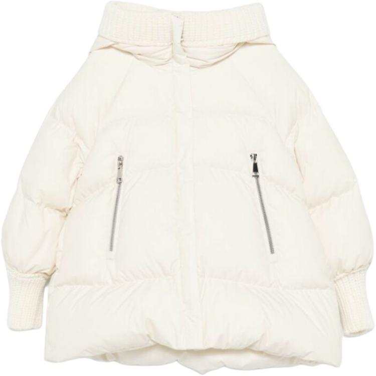 Moncler Moncler Padded Jacket Ecru Kids'