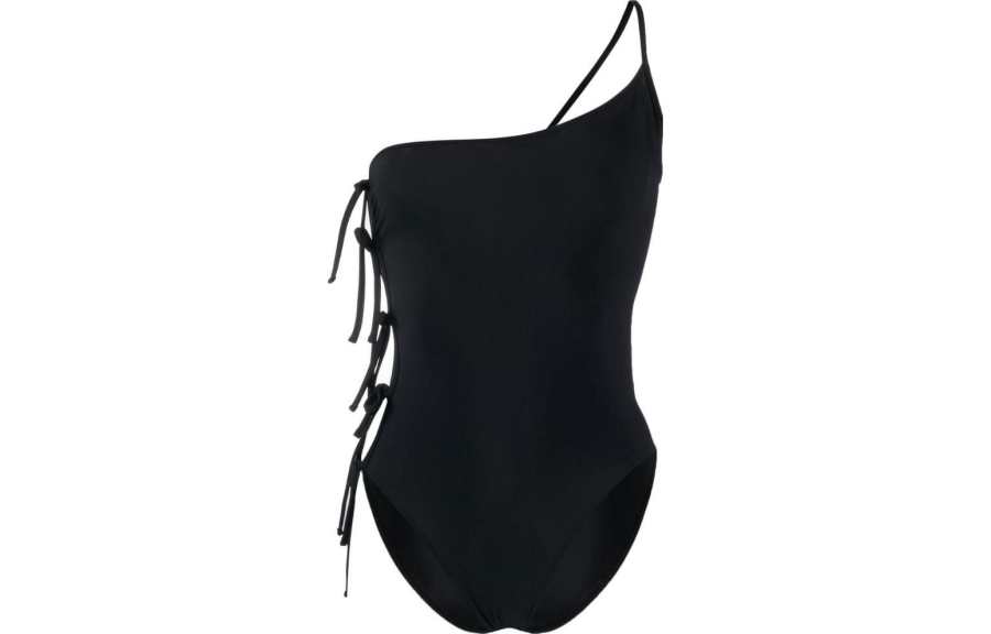 Rick Owens knot-detailing one-shoulder swimsuit