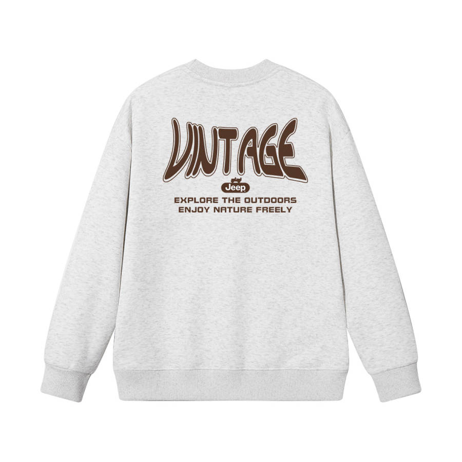 Jeep Grade School Sweatshirts Crew Neck Moderate