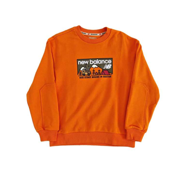 New Balance New Balance Sweatshirt NB Active Orange Children Aged 3 7 Years Old
