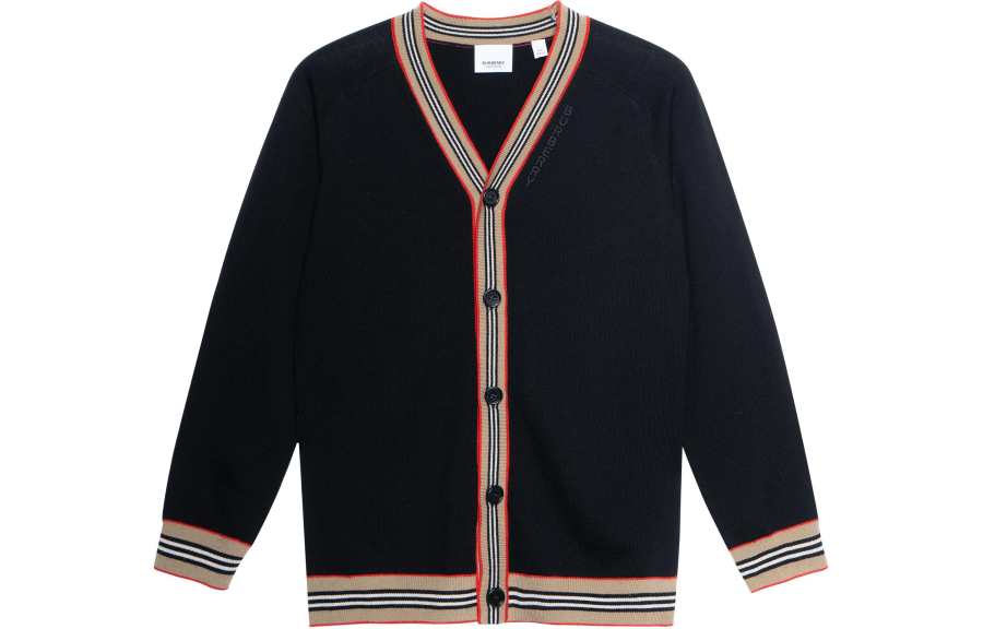 Burberry Kids Sweaters V Neck Moderate