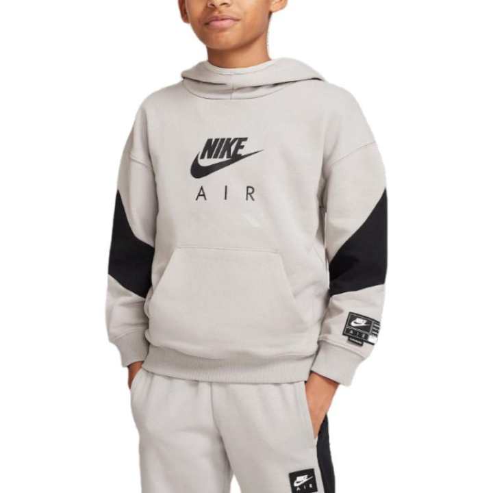 Nike Nike Sweatshirt Air Preppy Gray/Black/Black Teenagers