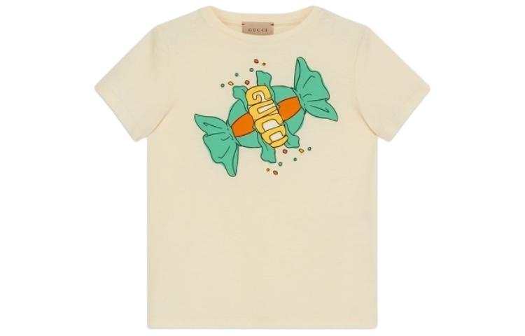 GUCCI Kids T Shirts Crew Neck Moderate