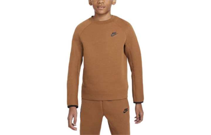 Nike Nike Sportswear Tech Fleece Sweatshirt Kids' Light Umber