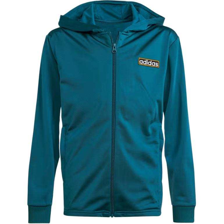 Adidas Adidas ADIBREAK FULL ZIP HOODIE KIDS Jackets & Coats Traditional Cyan Children Aged 3 7 Years Old