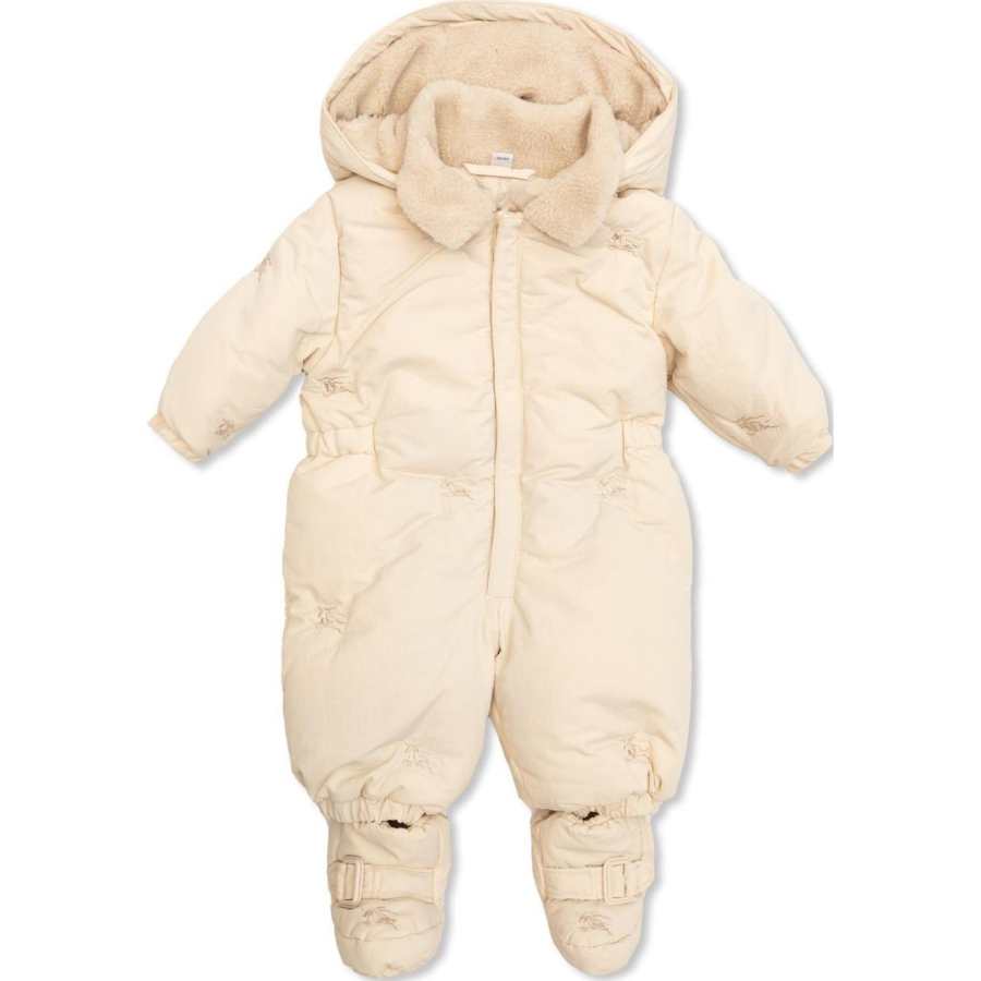 Burberry Down One Piece Suits Beige Infant And Toddler