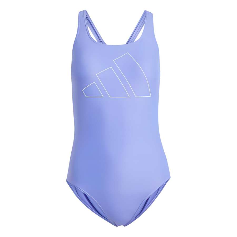Adidas Adidas BIG BARS X BACK SWIMSUIT Soft And Comfortable Chlorine Resistant Breathable One Piece Swimsuit Women's