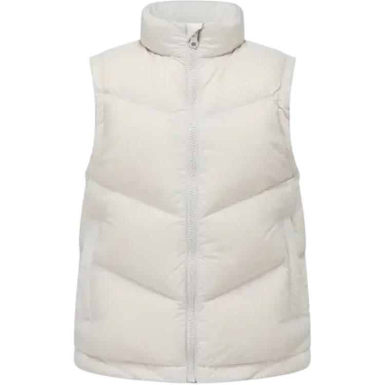 DECATHLON Down Vest Pearl Beige Teenagers