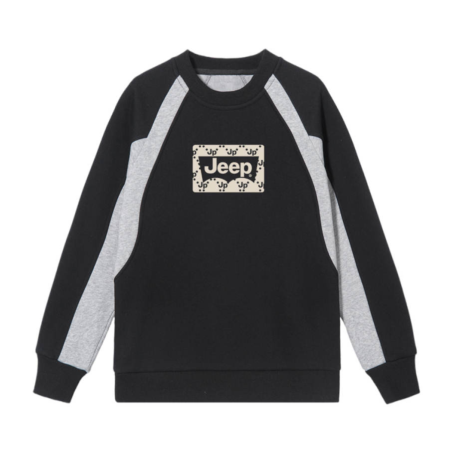 Jeep Grade School Sweatshirts Crew Neck Moderate