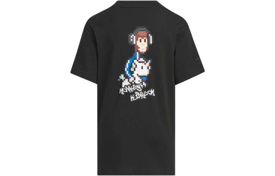Adidas Originals Monkey Kingdom T Shirt Black Teenagers