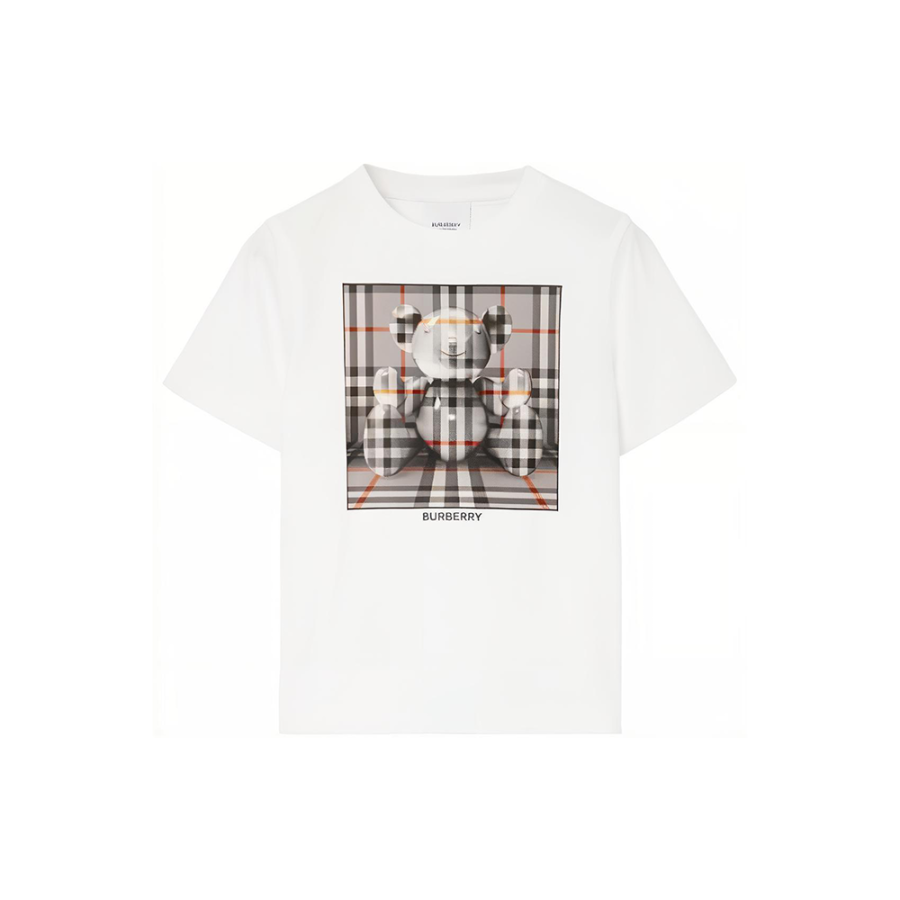 Burberry Kids T Shirts Crew Neck Moderate