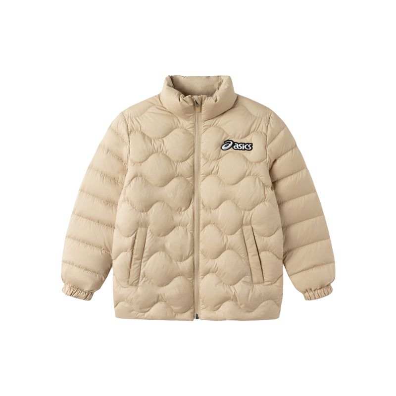 Asics Down Jacket Urban Trendy Khaki Teenagers