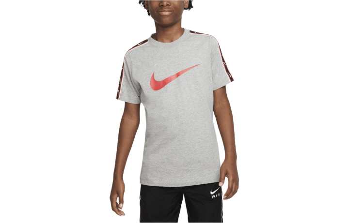 Nike Nike T Shirt Sportswear Repeat Gray Kids'