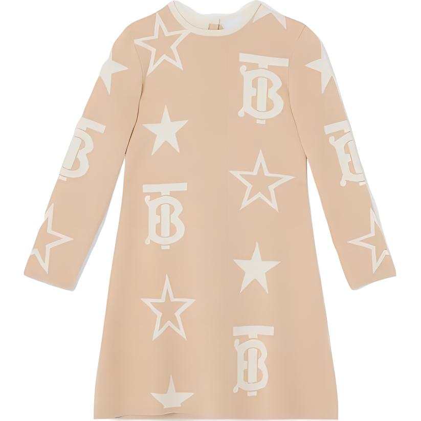 Burberry Dress Girls, Almond Beige Kids'