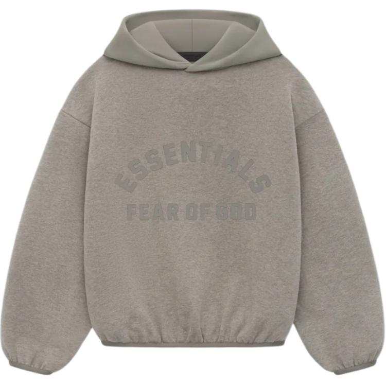 Fear Of God Essentials Sweatshirt SS24 KIDS NYLON FLEECE HOODIE Dusty Gray/Dust/Heather Gray Kids'