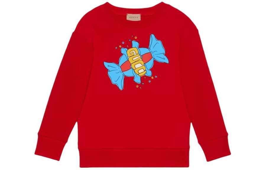GUCCI Sweatshirt SS24 Red Kids'
