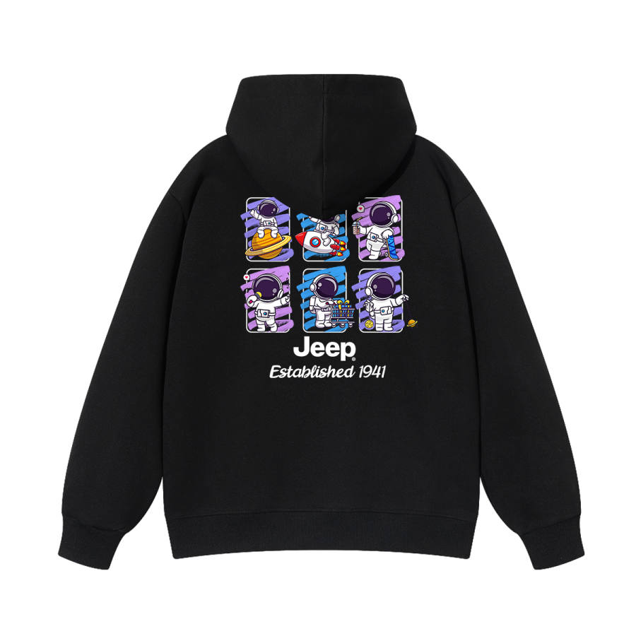 Jeep Grade School Sweatshirts Hooded Moderate