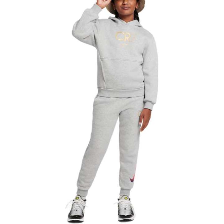 Nike Nike Sweatshirt CR7Club Light Smoke Gray/Heather/Metal Gold Teenagers