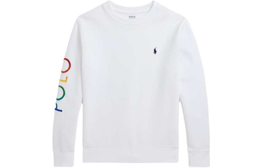 Polo Ralph Lauren Sweatshirt SS24 White Kids'