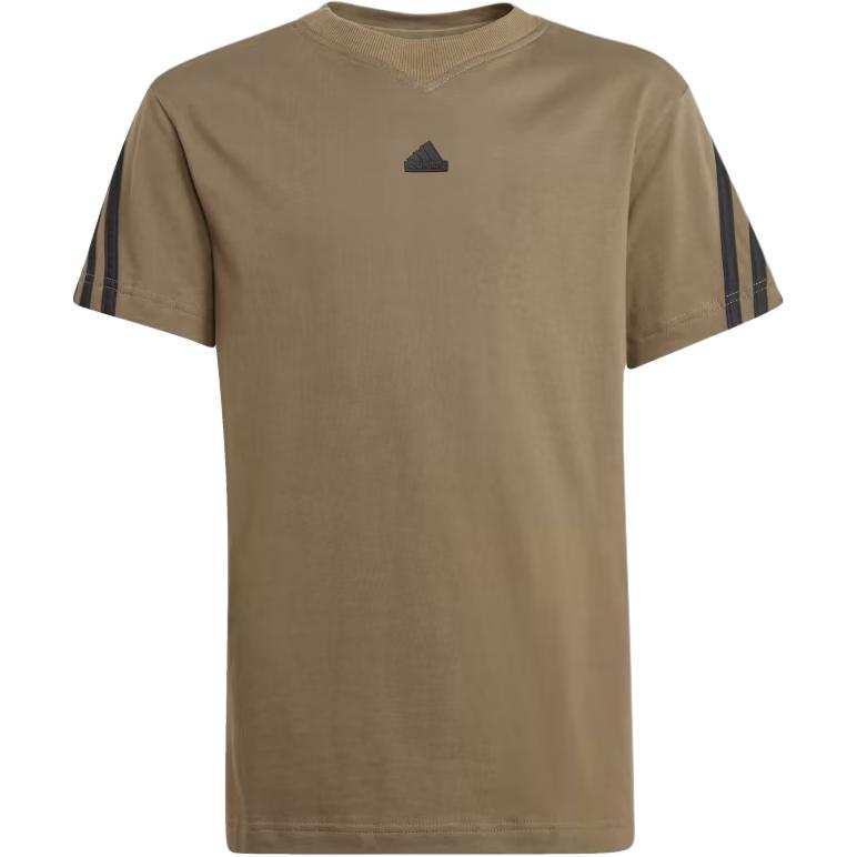 Adidas Adidas T Shirt Olive Strata/Black Teenagers