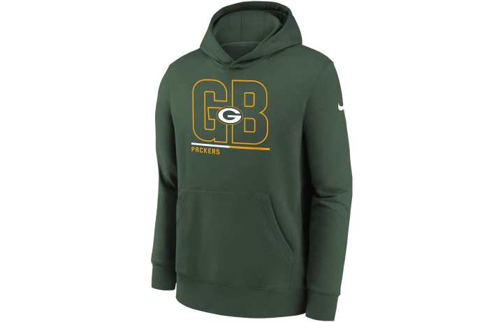 Nike Nike Sweatshirt Green Bay Packers City Code Fir Green Kids'
