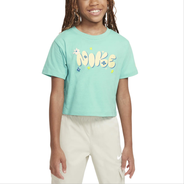 Nike Nike T Shirt Green Frost Children Aged 3 7 Years Old