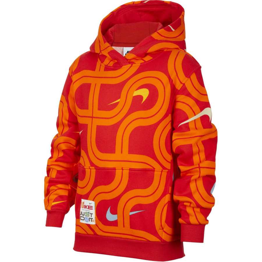Nike Nike Sweatshirt Sportswear Club NSW Serpent New Year Collection, Fleece Lined Comfort Knit University Red
