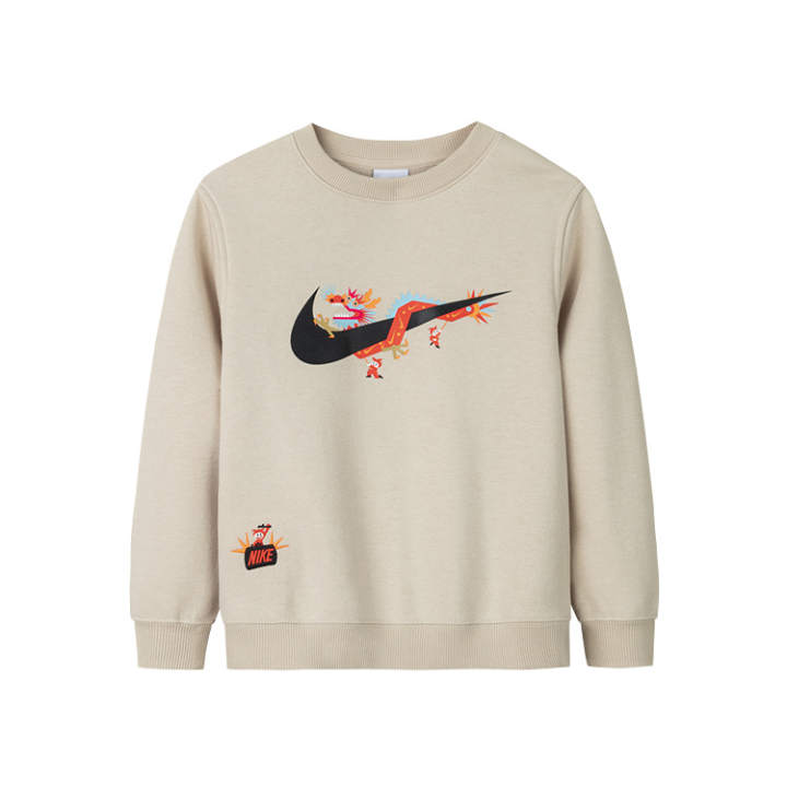 Nike Nike Sweatshirt White Sand Infant And Toddler