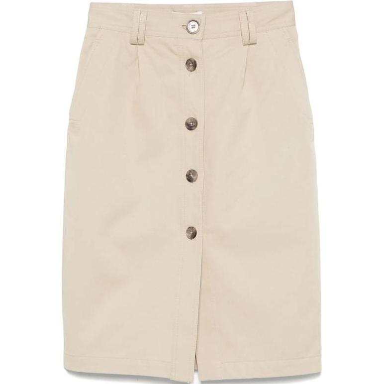 Anine Bing Zaire Front Button Fastened Midi Skirt