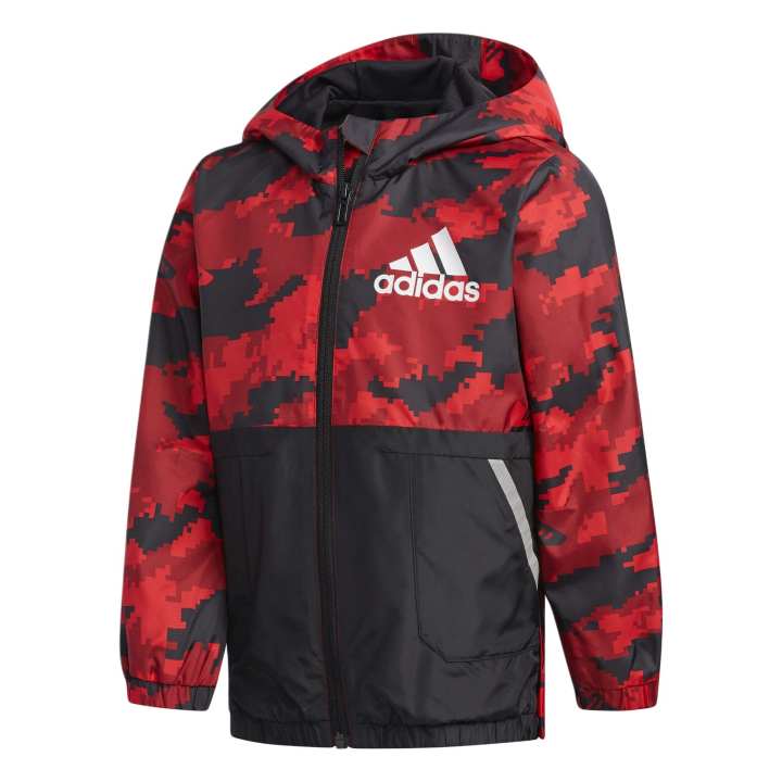 Adidas Adidas Jackets & Coats Black Red Children Aged 3 7 Years Old