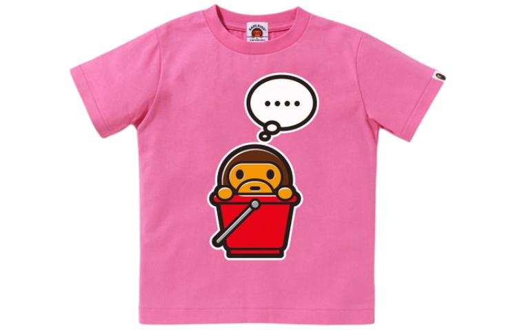A BATHING APE Kids T Shirts Crew Neck Moderate