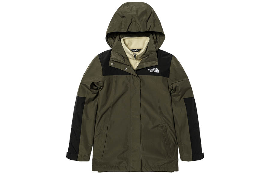 THE NORTH FACE Windbreaker Jacket Green Kids'