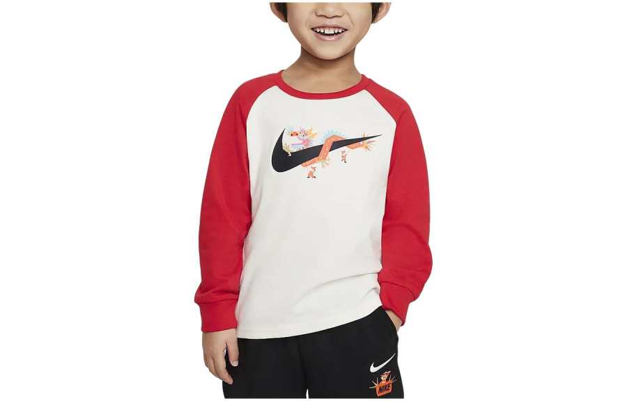 Nike Nike Dragon Soaring New Year Collection T Shirt FW23 Chinese New Year Sail White Infant And Toddler