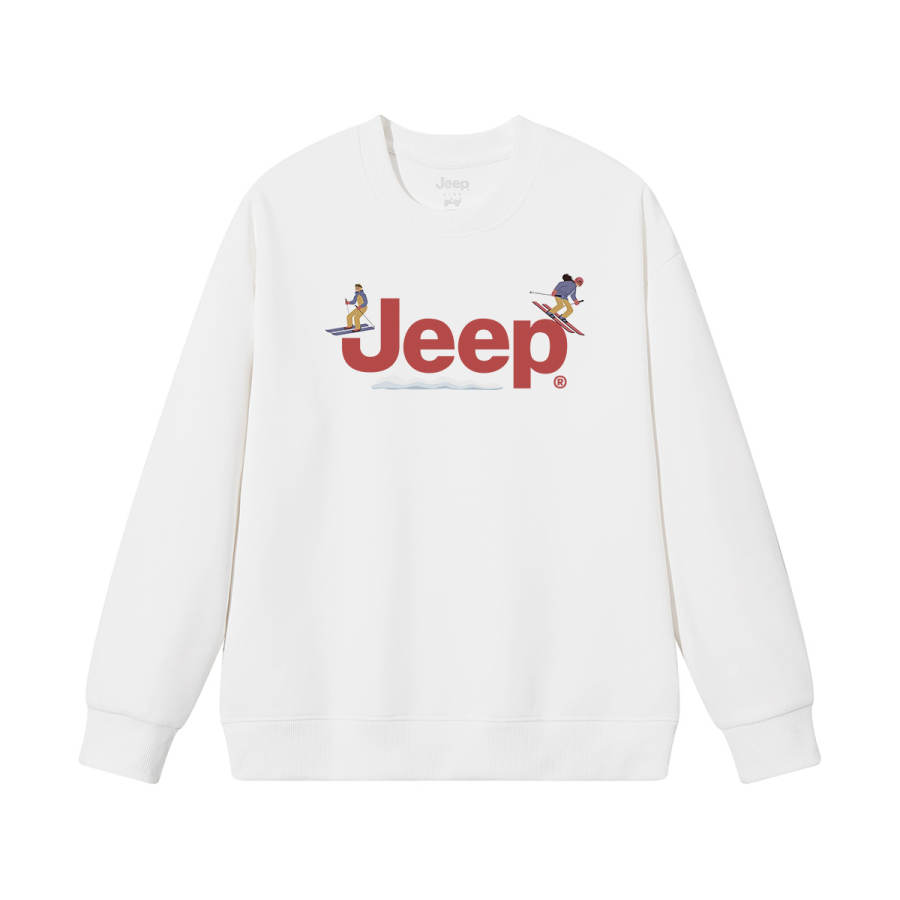 Jeep Jeep Grade School Sweatshirts Crew Neck Thickened