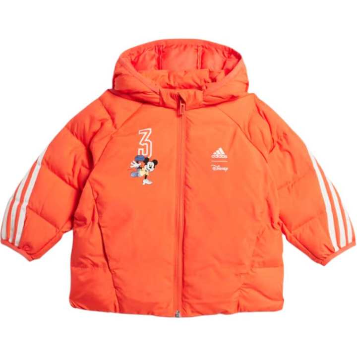 Adidas Adidas Padded Jacket Disney Mickey Collaboration Bright Red/Gray White Infant And Toddler