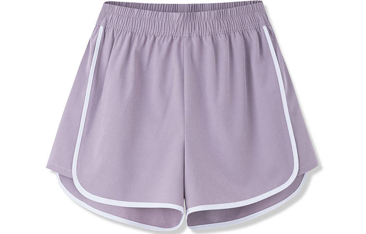 Anta Variety Training Collection Woven Shorts Summer Women's Dusty Purple