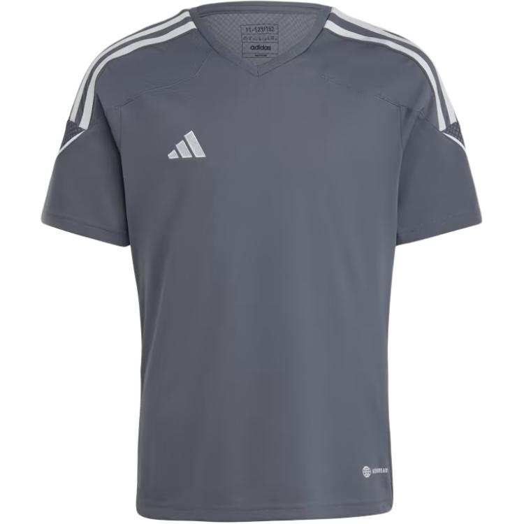Adidas Adidas T Shirt Gray/White Teenagers