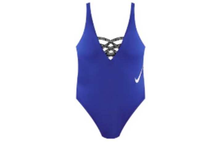 Nike Nike One Piece Swimsuits Women's Blue Triangle One Piece Swimsuit