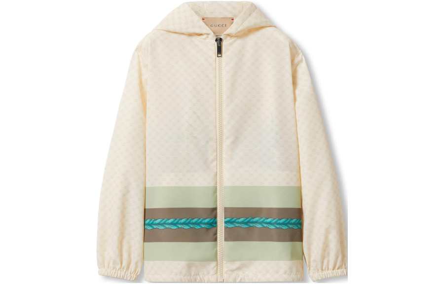 GUCCI FW24 Jackets & Coats Ecru Kids'