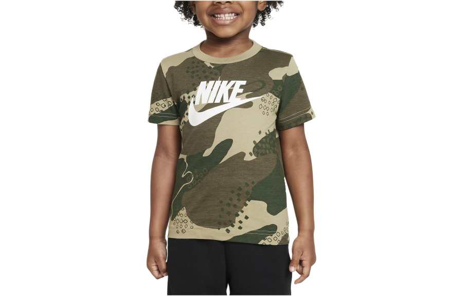 Nike Nike T Shirt Kids' Apparel Toddler Dri FIT T Shirt Olive Kids'