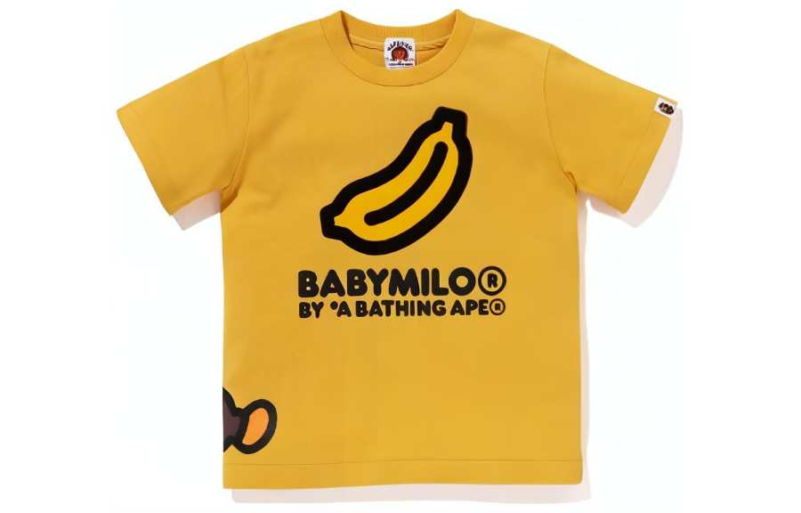 A BATHING APE Kids T Shirts Crew Neck Moderate